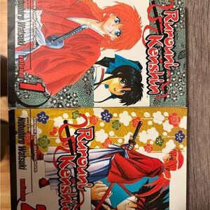 Rurouni Kenshin Manga Volumes 1 and 2